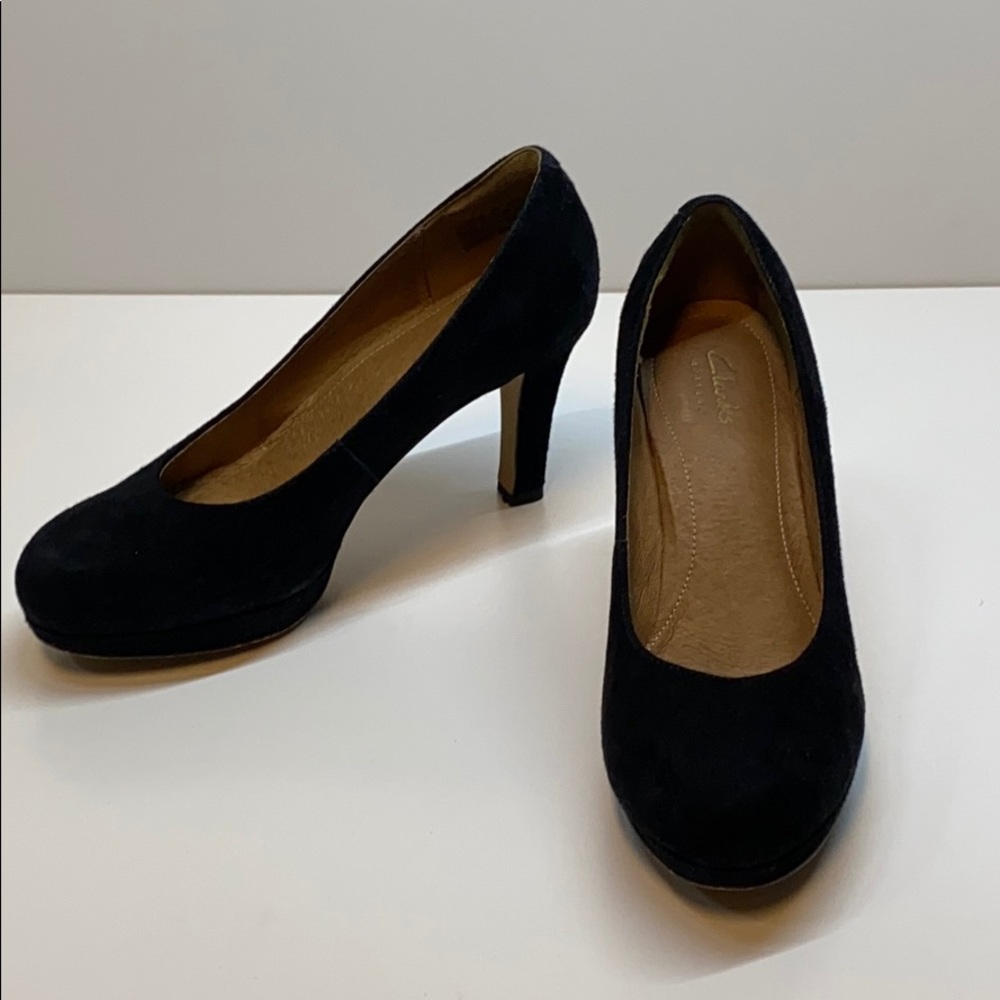 Clarks Delsie Bliss heels black size 6 - Picture 3 of 6